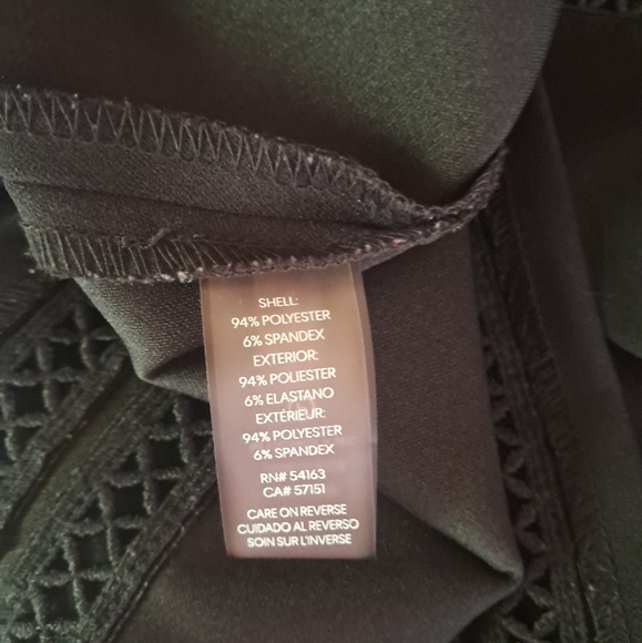 Calvin Klein Black Sleeveless Fit & Flare Midi Dress Size 8 - Picture 5 of 6